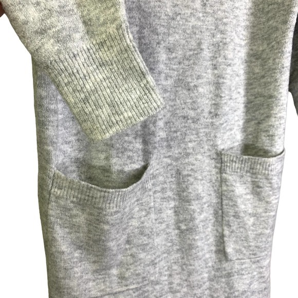A NEW DAY Heather Gray Hoodie Sweater Dress - NWT - Picture 6 of 16